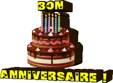 Messagi Francese Bon Anniversaire Gateaux 001 