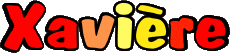 Nombre FEMENINO - Francia X Xavière 