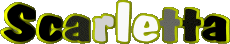 Nome FEMMINILE  - UK - USA - IRL - AUS - NZ S Scarletta 