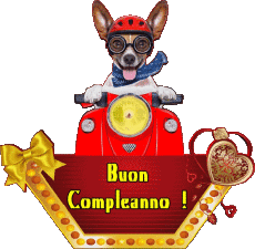 Mensajes Italiano Buon Compleanno Animali 010 