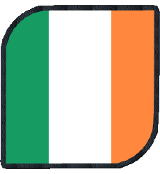 Drapeaux Europe Irlande Carré 