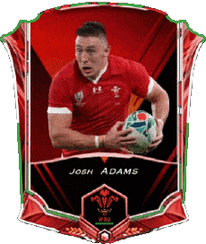 Sports Rugby - Players Wales Team 2022 Josh Adams 