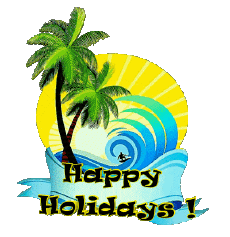 Messages English Happy Holidays Transparent Background 25 