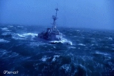 Humour - Fun Transports Bateaux Grosses Vagues 