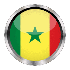 Flags Africa Senegal Round - Rings 