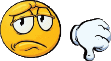 Messagi Emoticon Cattivo  Pollice verso il basso 