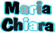 Vorname WEIBLICH - Italien M Zusammengesetzter Maria Chiara 