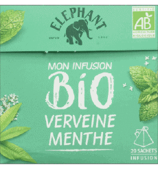Bio verveine Menthe-Boissons Thé - Infusions Eléphant 