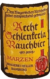 Getränke Bier Deutschland Aecht Schlenkerla Rauchbier 