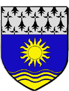 Blasone-Bandiere Francia Dipartimenti - Città 44 LA BAULE ESCOUBLAC 