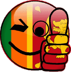 Banderas Asia Sri Lanka Smiley - OK 