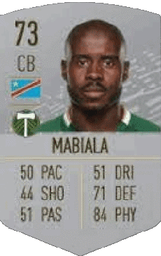 Multimedia Vídeo Juegos F I F A - Jugadores  cartas Congo Larrys Mabiala 