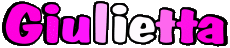 Prénoms FEMININ - Italie G Giulietta 