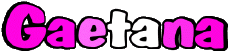 Prénoms FEMININ - Italie G Gaetana 