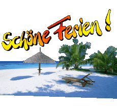 Messages German Schöne Ferien Transparent Background 28 