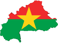 Banderas África Burkina Faso Diverso 