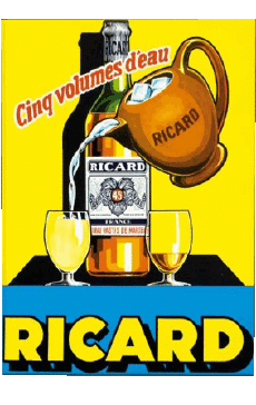 Humor -  Fun KUNST Retro Poster - Marken Ricard 