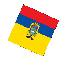 Bandiere America Ecuador Sfera - Cubo 