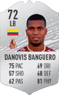 Multimedia Vídeo Juegos F I F A - Jugadores  cartas Colombia Danovis Banguero 