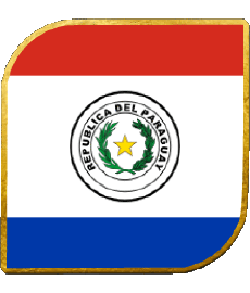 Fahnen Amerika Paraguay Platz 