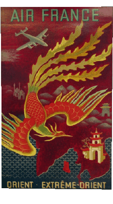 Humor -  Fun Retro Poster - Marken Air France 