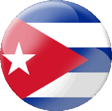 Bandiere America Cuba Tondo 