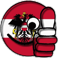 Bandiere Europa Austria Faccina - OK 