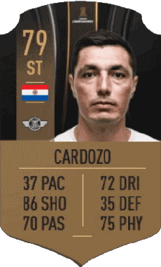 Multimedia Videospiele F I F A - Karten Spieler Paraguay Óscar Cardozo 