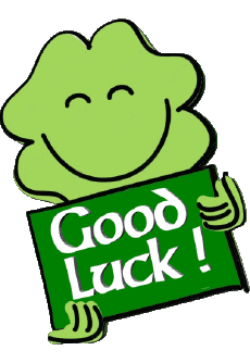 Nachrichten Englisch Good Luck Transparenter Hintergrund 03 