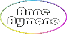 Nome FEMMINILE - Francia A Composto Anne Aymone 