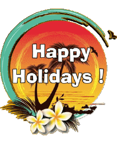 Mensajes Inglés Happy Holidays Fondo transparente 01 