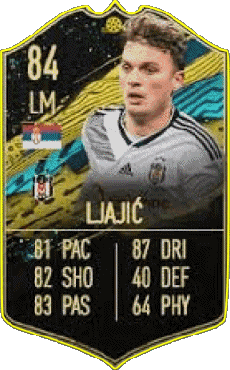 Multimedia Vídeo Juegos F I F A - Jugadores  cartas Serbia Adem Ljajic 