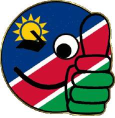 Banderas África Namibia Smiley - OK 