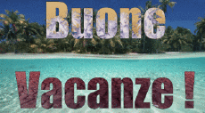 Messages Italian Buone Vacanze Animated Background 001 