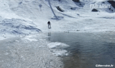 Humor -  Fun Sports Ski Water Slide Fail 