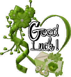 Messages English Good Luck Transparent Background 07 
