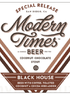 Black House-Boissons Bières USA Modern Times Black House