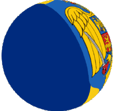 Flags Europe Romania Sphere - Cube 
