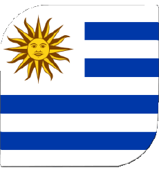 Banderas América Uruguay Plaza 
