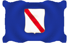 Drapeaux Europe Italie Campanie Ondulation 