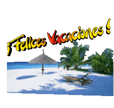 Messages Spanish Felices Vacaciones Transparent Background 28 