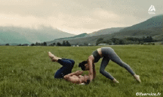 Humor -  Fun PEOPLE Acrobatics Various Fun Win 02 