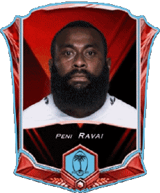 Sport Rugby - Spieler Fidschi Peni Ravai 