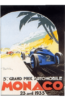 Humour - Fun Affiches Rétro - Lieux Monte Carlo 