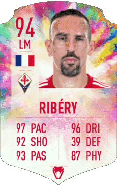 Multimedia Videogiochi F I F A - Giocatori carte Francia Franck Ribéry 