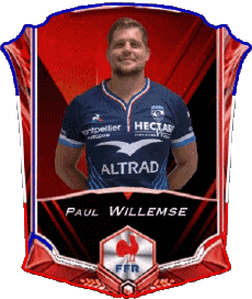Sport Rugby - Spieler Frankreich Paul Willemse 