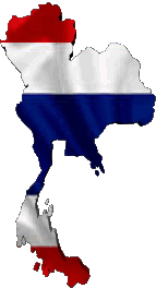 Flags Asia Thailand Map 