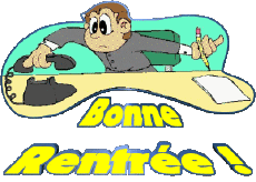 Messagi Francese Bonne Rentrée Sfondo trasparente 08 