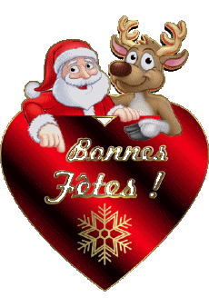 Mensajes Francés Bonnes Fêtes (Noël) Série 07 