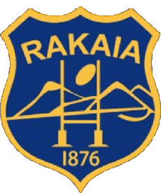 Deportes Rugby - Clubes Mundo - Logotipo Nueva Zelanda R Rakaia RFC 